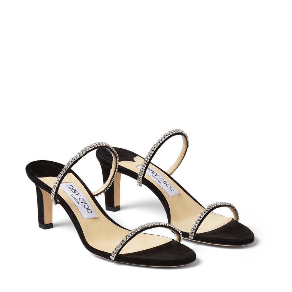 Jimmy choo black suede brea